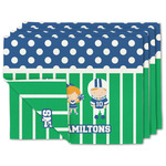 Football Linen Placemat w/ Multiple Names