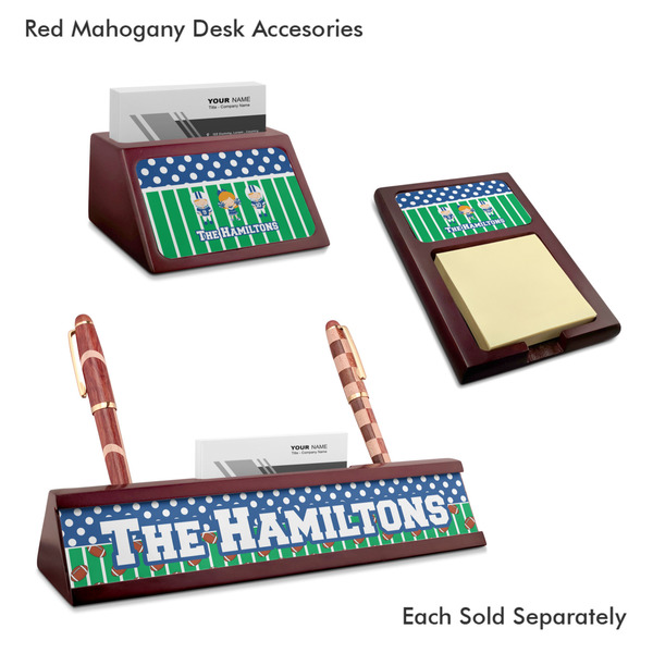 Football Mahogany Desk Accessories