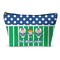 Football Makeup Bag - Small - 8.5"x4.5" (Personalized)