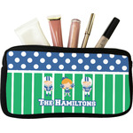 Football Makeup / Cosmetic Bag - Small (Personalized)
