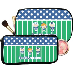 Football Makeup / Cosmetic Bag (Personalized)