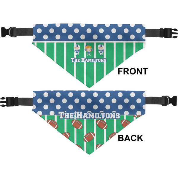 Football Medium Dog Bandana Approval