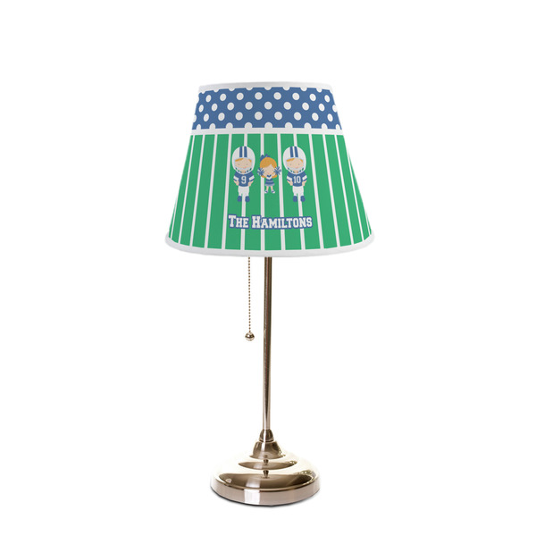 Football Poly Film Empire Lampshade - On Stand