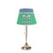 Football Poly Film Empire Lampshade - On Stand