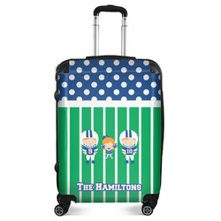 Football Suitcase - 24" Medium - Checked (Personalized)