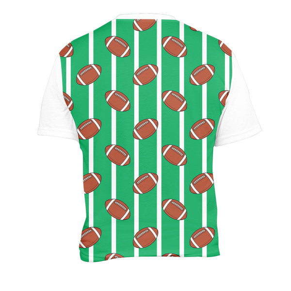 Football Men's Crew Neck T Shirt Medium - Back