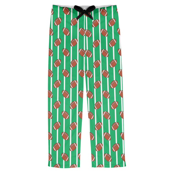 Custom Football Mens Pajama Pants - XS