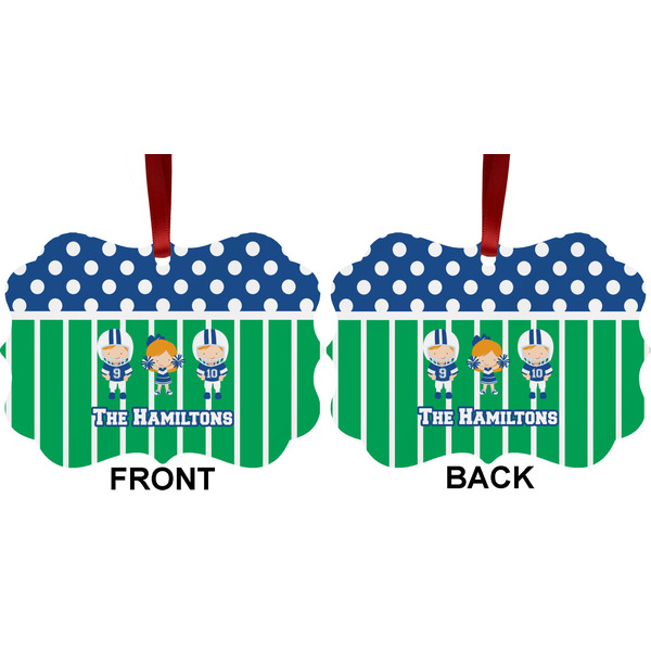 Football Metal Benilux Ornament - Front and Back (APPROVAL)
