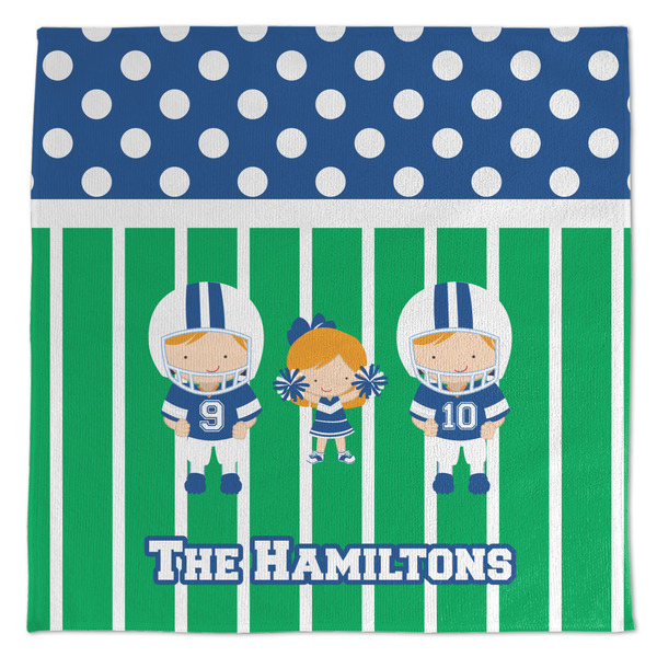 Custom Football Microfiber Dish Towel (Personalized)