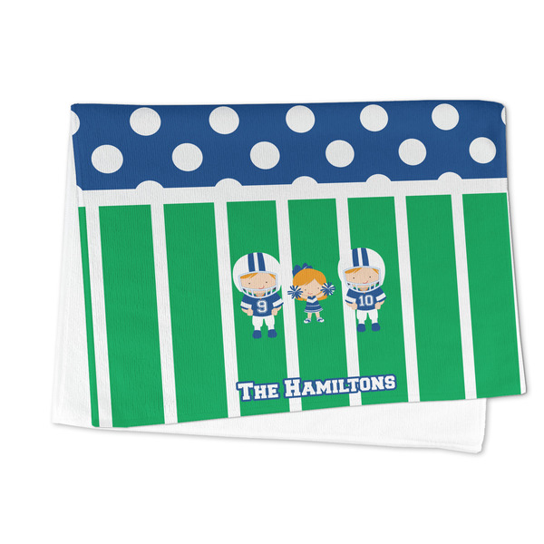 Football Microfiber Dish Towel - FOLDED HALF