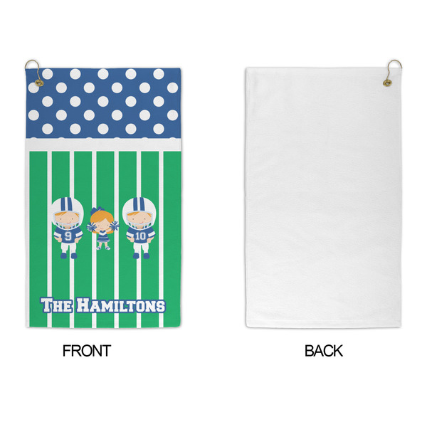 Football Microfiber Golf Towels - APPROVAL