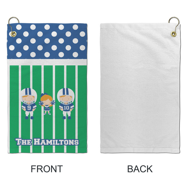 Football Microfiber Golf Towels - Small - APPROVAL