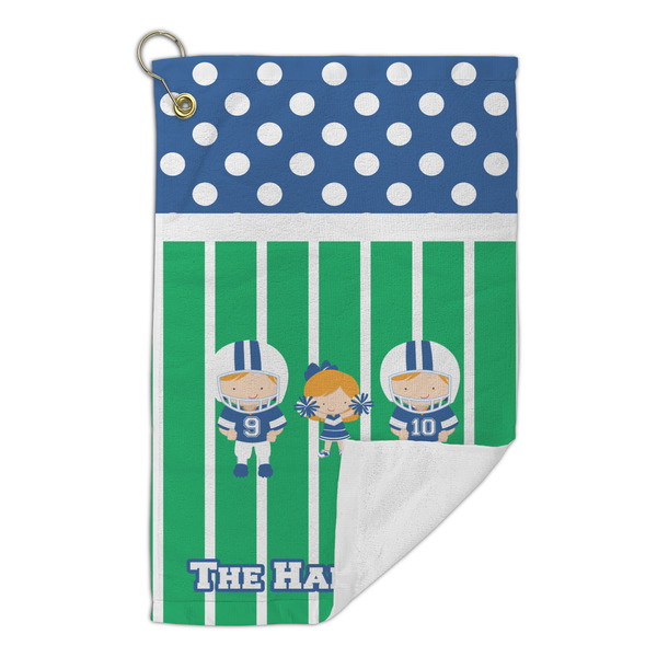 Football Microfiber Golf Towels Small - FRONT FOLDED