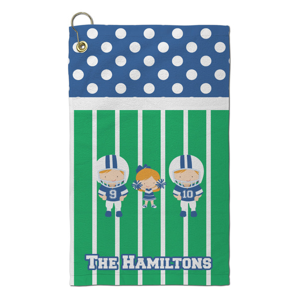 Custom Football Microfiber Golf Towel - Small (Personalized)