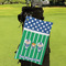 Football Microfiber Golf Towels - Small - LIFESTYLE