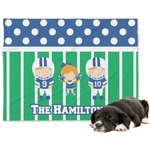 Football Dog Blanket - Regular (Personalized)