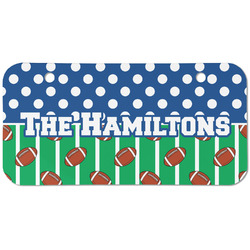 Football Mini/Bicycle License Plate (2 Holes) (Personalized)
