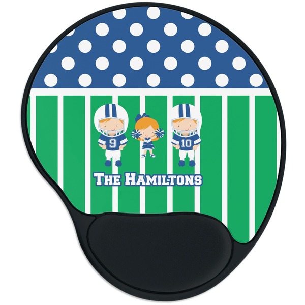 Custom Football Mouse Pad with Wrist Support