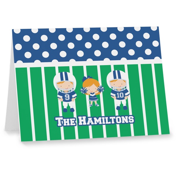 Custom Football Note cards (Personalized)