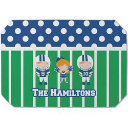 Football Dining Table Mat - Octagon (Single-Sided) w/ Multiple Names