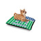 Football Outdoor Dog Beds - Small - IN CONTEXT