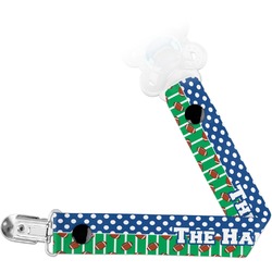 Football Pacifier Clip (Personalized)