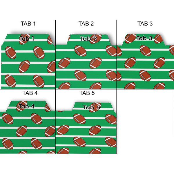 Football Page Dividers - Set of 5 - Approval