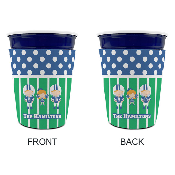 Football Party Cup Sleeves - without bottom - Approval