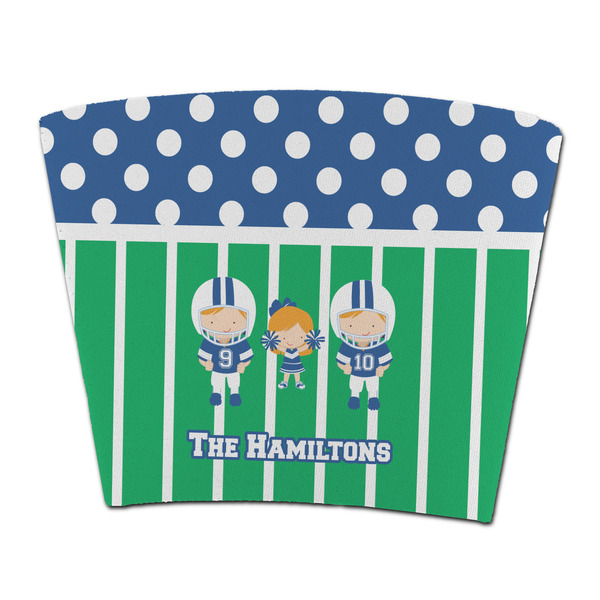 Custom Football Party Cup Sleeve - without bottom (Personalized)