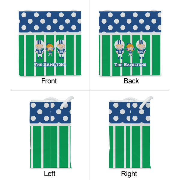 Football Party Favor Gift Bag - Gloss - Approval