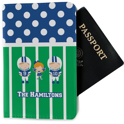 Custom Football Passport Holder - Fabric (Personalized)