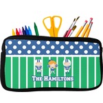 Football Neoprene Pencil Case - Small w/ Multiple Names