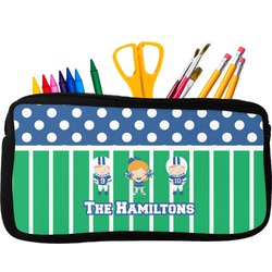 Football Neoprene Pencil Case (Personalized)