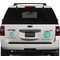 Football Personalized Car Magnets on Ford Explorer