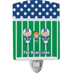 Football Ceramic Night Light (Personalized)