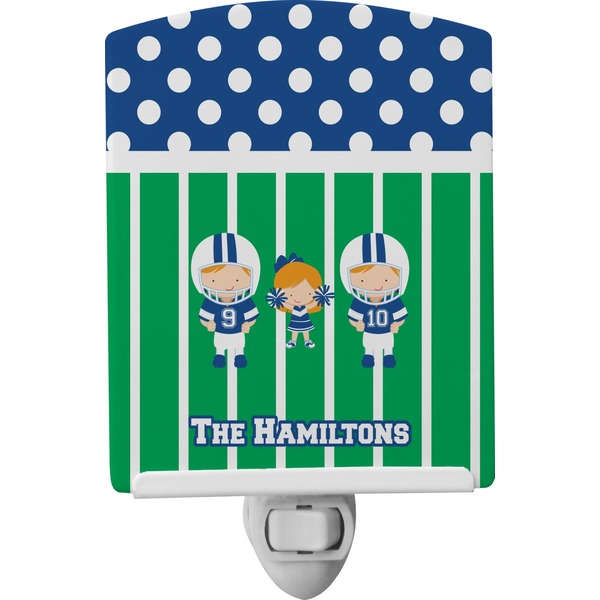 Custom Football Ceramic Night Light (Personalized)