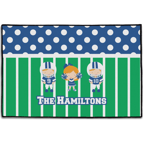 Football Personalized Door Mat - 36x24 (APPROVAL)
