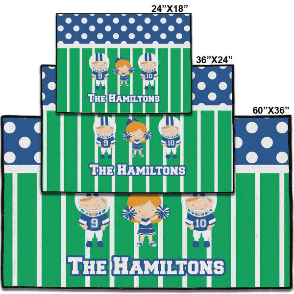 Football Personalized Door Mat - Group Parent IMF
