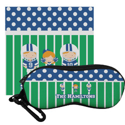 Football Eyeglass Case & Cloth (Personalized)