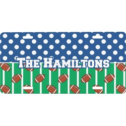 Football Front License Plate (Personalized)