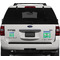 Football Personalized Square Car Magnets on Ford Explorer
