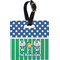 Football Personalized Square Luggage Tag
