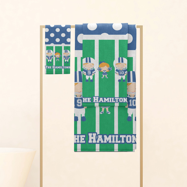 Football Personalized Towel Set