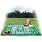 Football Picnic Blanket - with Basket Hat and Book - in Use