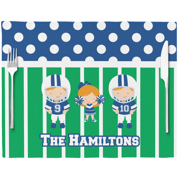 Football Placemat with Props