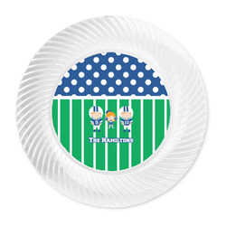 Football Plastic Party Dinner Plates - 10" (Personalized)