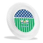 Football Plastic Party Dinner Plates - 10" (Personalized)