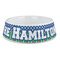 Football Plastic Dog Bowl - Large (Personalized)