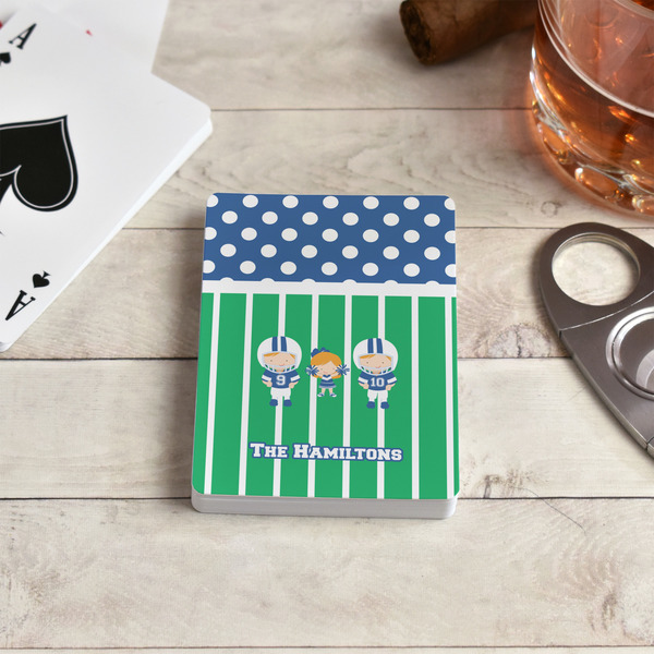 Football Playing Cards - In Context