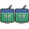 Football Pot Holders - Set of 2 APPROVAL